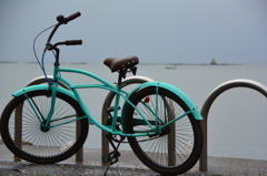 朝サイクリング