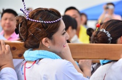 夏祭り　髪飾り