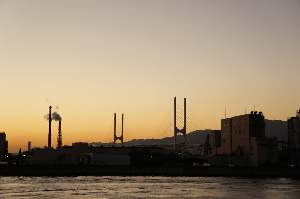 夕暮れ