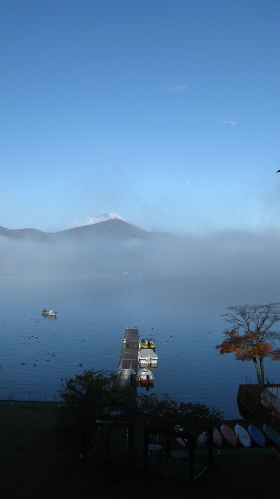 箱根の朝