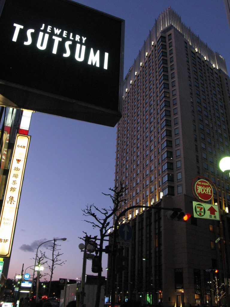 銀座の町