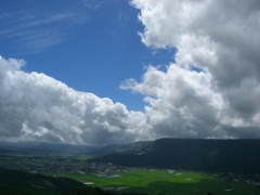 山の頂上から