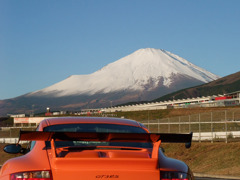 ＧＴ３ＲＳと富士山とサーキット