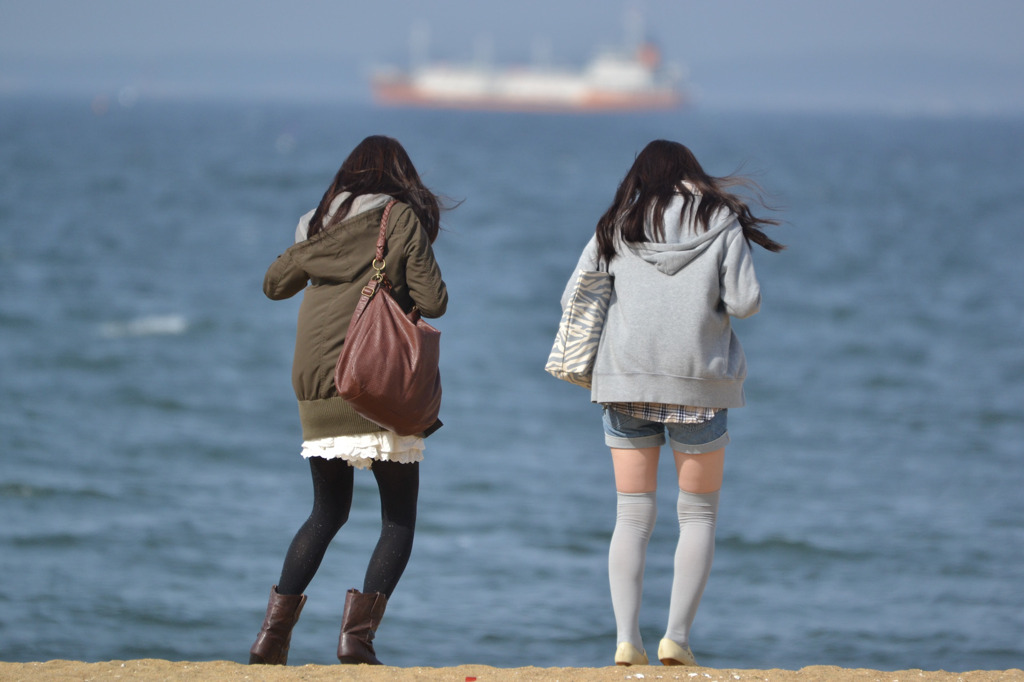 滑り落ちそうで楽しい