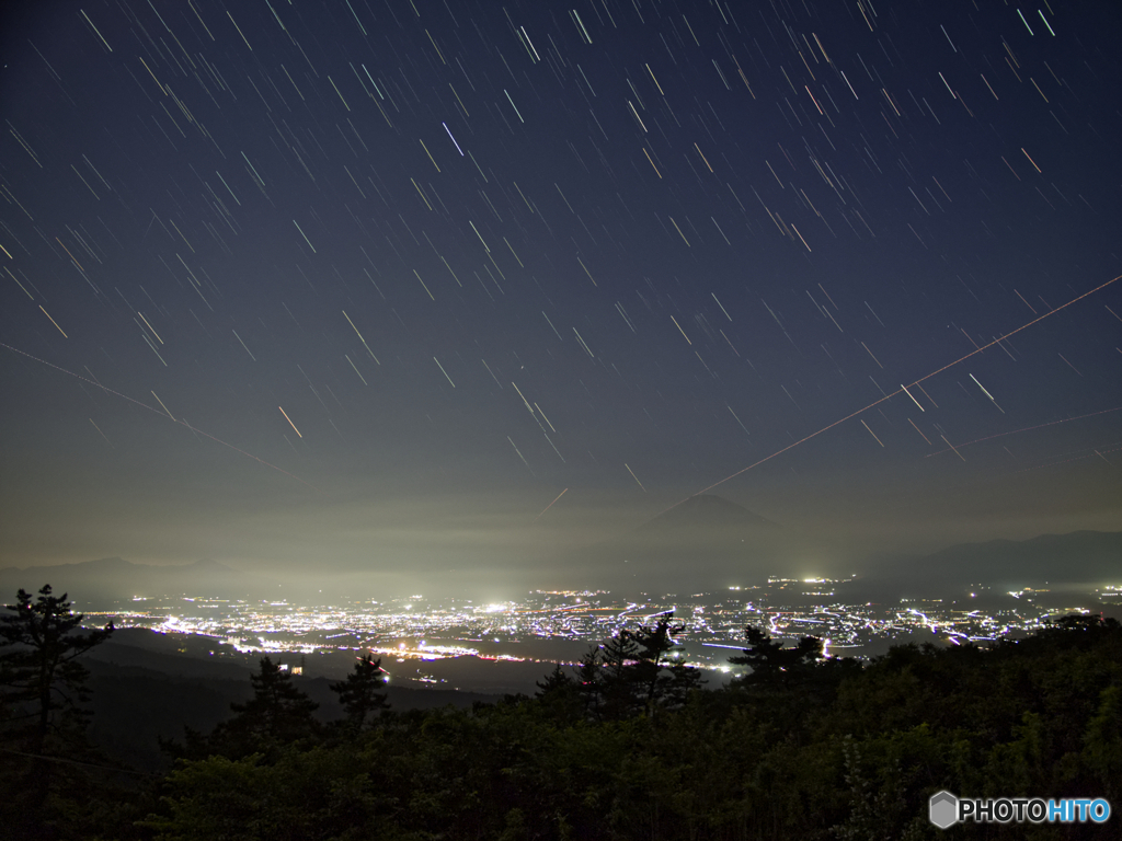 星景と夜景