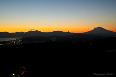 西湘の夕景