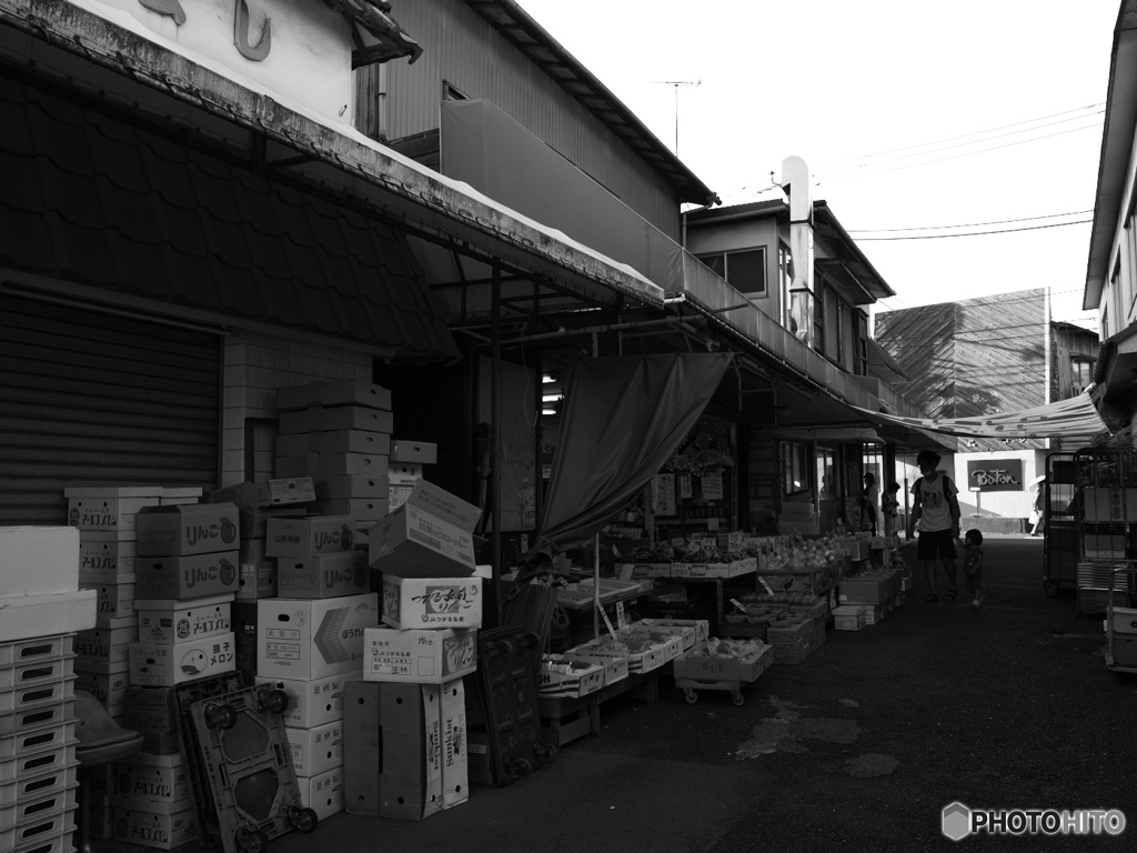 路地裏の生活空間