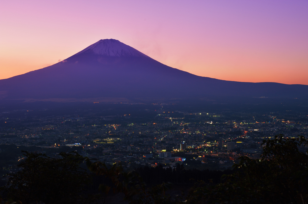 御殿場の夕景