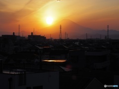 シルエットの街
