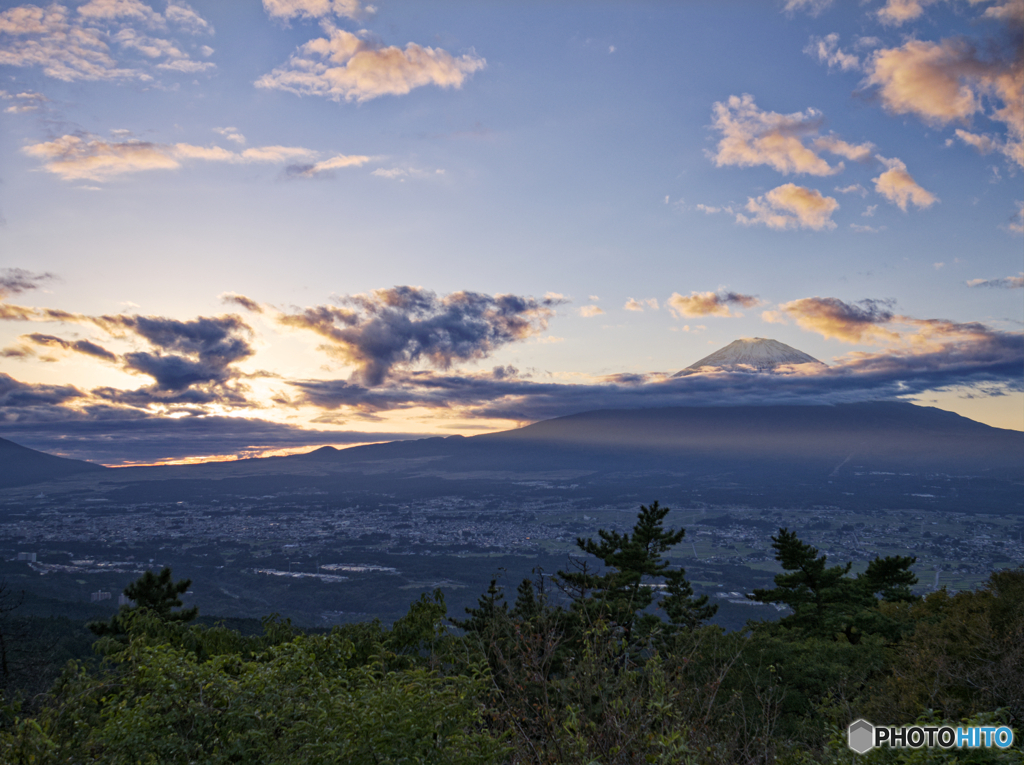 レモンを撮った日の夕景