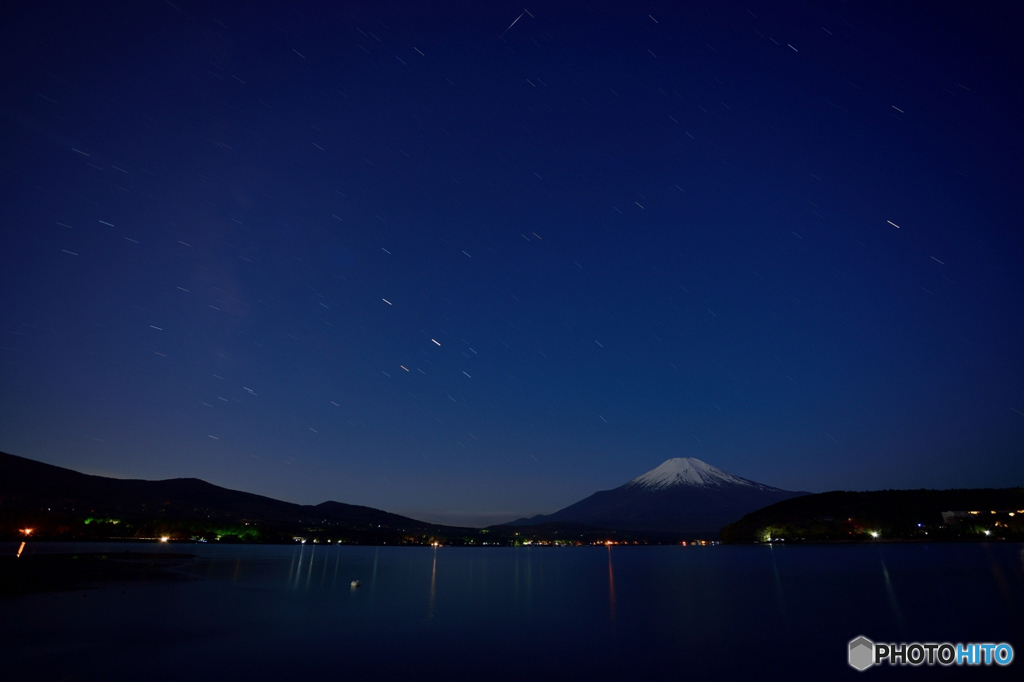 夜空と富士の為の習作