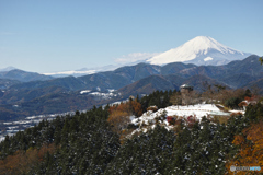 初雪があった後