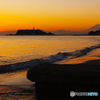 海辺の夕景