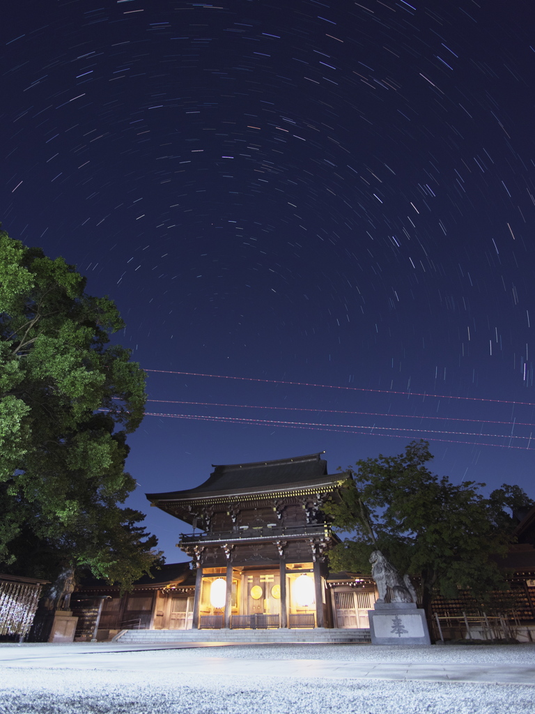 神社星景