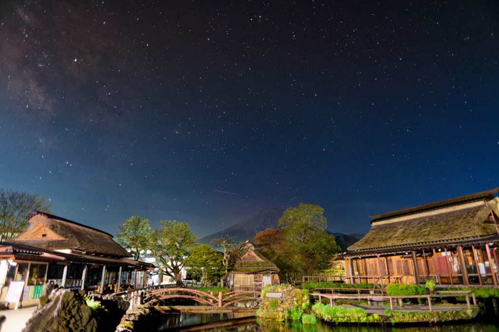古民家の夜景