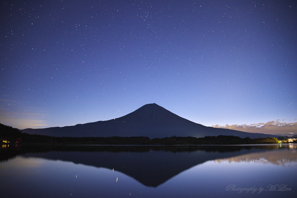 田貫湖の夜