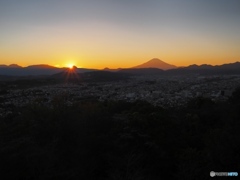 日没の街