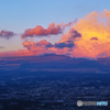 山頂の夜明け