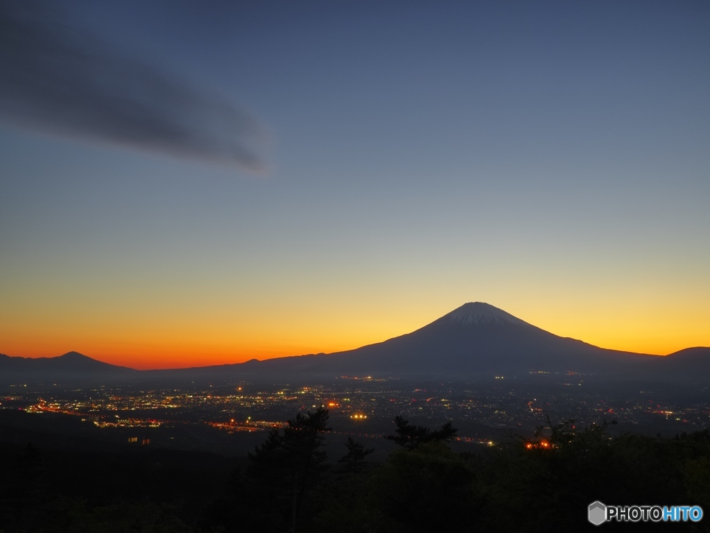 三番焼けと夜景