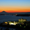 ダイヤより夕焼け