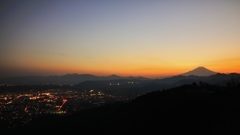 パノラマ夕焼け