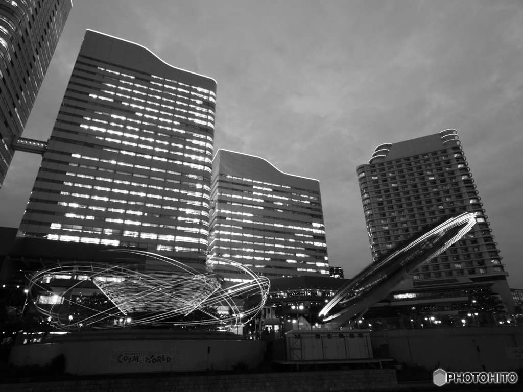 モノクロ夜景