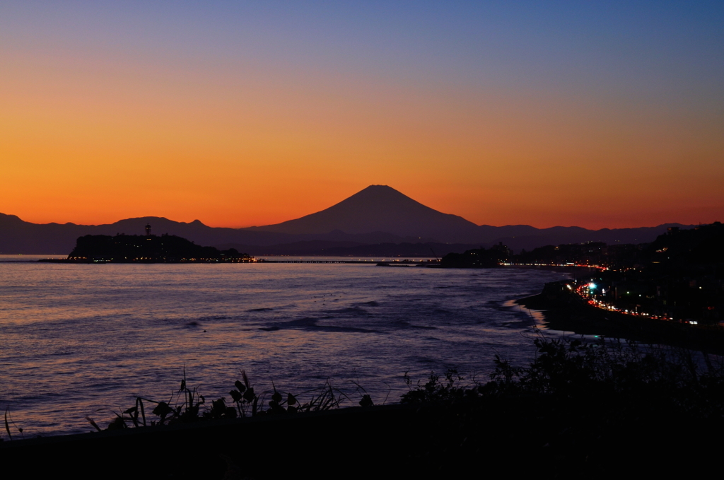 夕暮れ