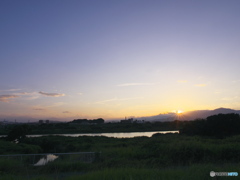 夕日