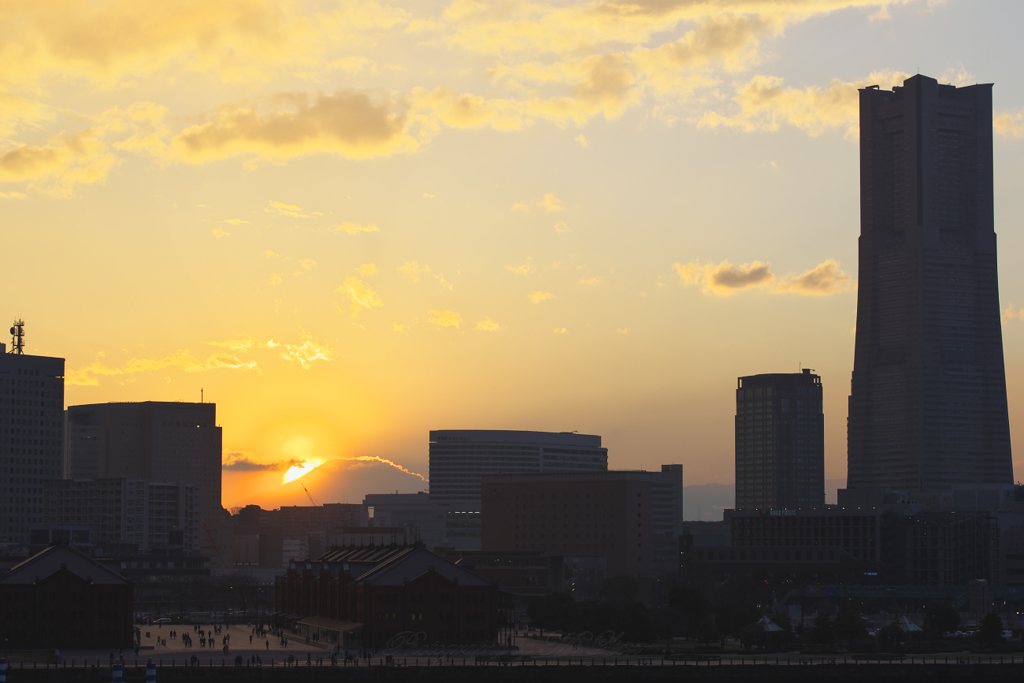 ある日の夕景