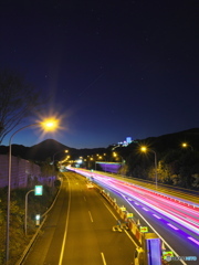 高速夜景