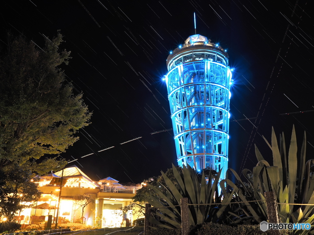 シーキャンドルと星景