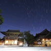 神社と星景