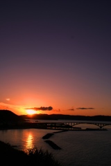 阿嘉島の夜明け２００８年７月