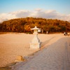 青島神社への参拝道