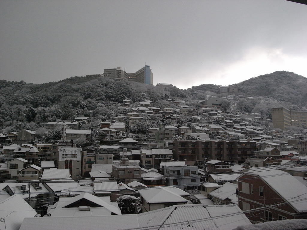 長崎の冬景色