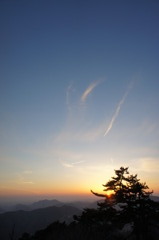 夕暮れ時。