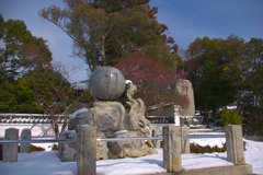 雪の屋島寺１