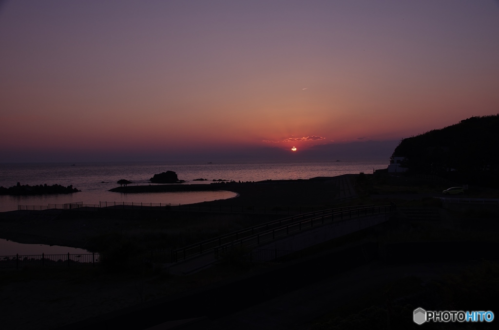 夕暮れ