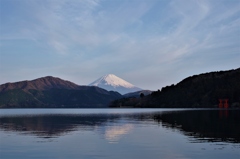 芦ノ湖の富士山