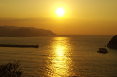 夕日