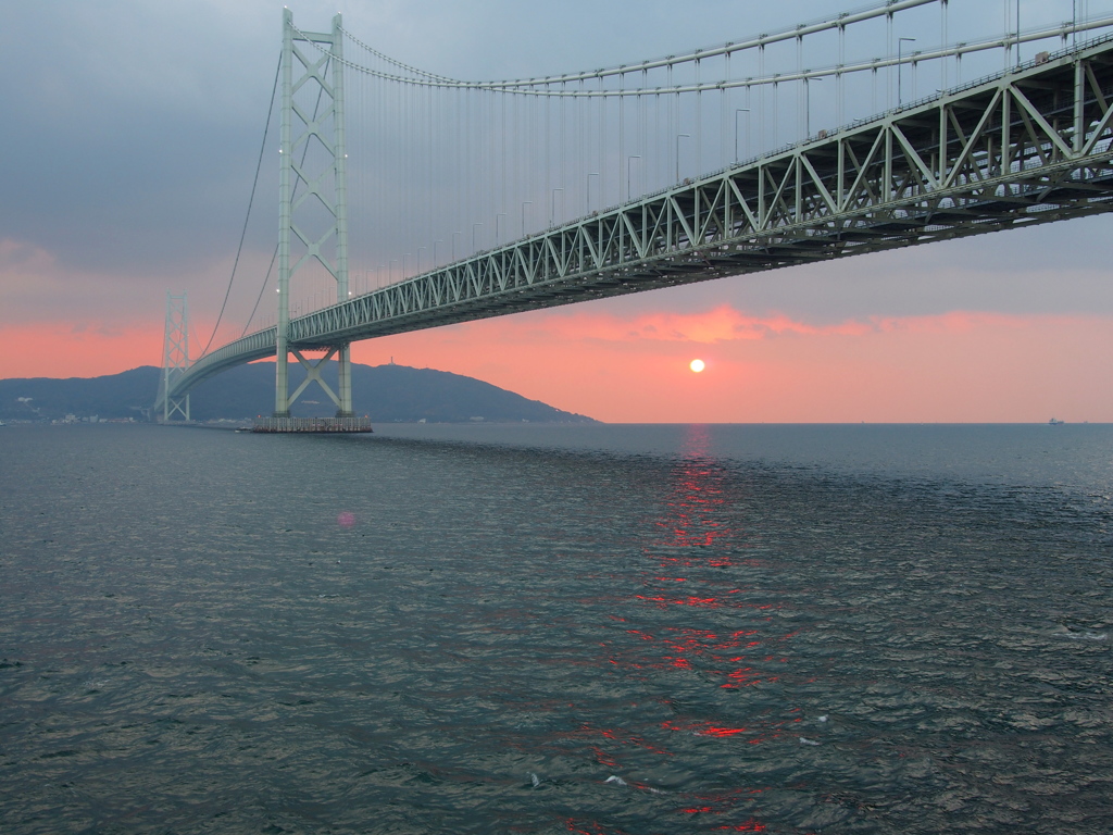 夕日