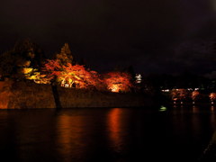 鶴ヶ城紅葉ライトアップ