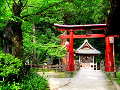 飯盛山　厳島神社