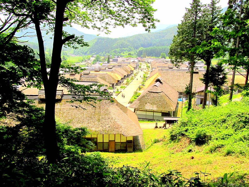 大内宿の全景