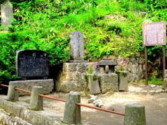飯盛山　飯沼貞吉の墓