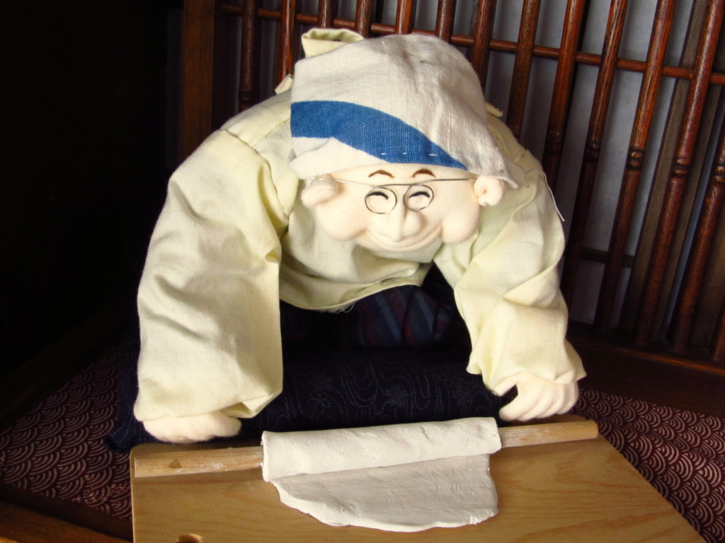 そば打ち名人　大内宿