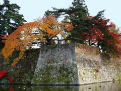 鶴ヶ城西出丸の紅葉