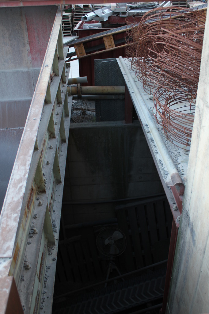 セメント工場付近