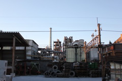 セメント工場付近