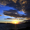 アドリア海の夕日